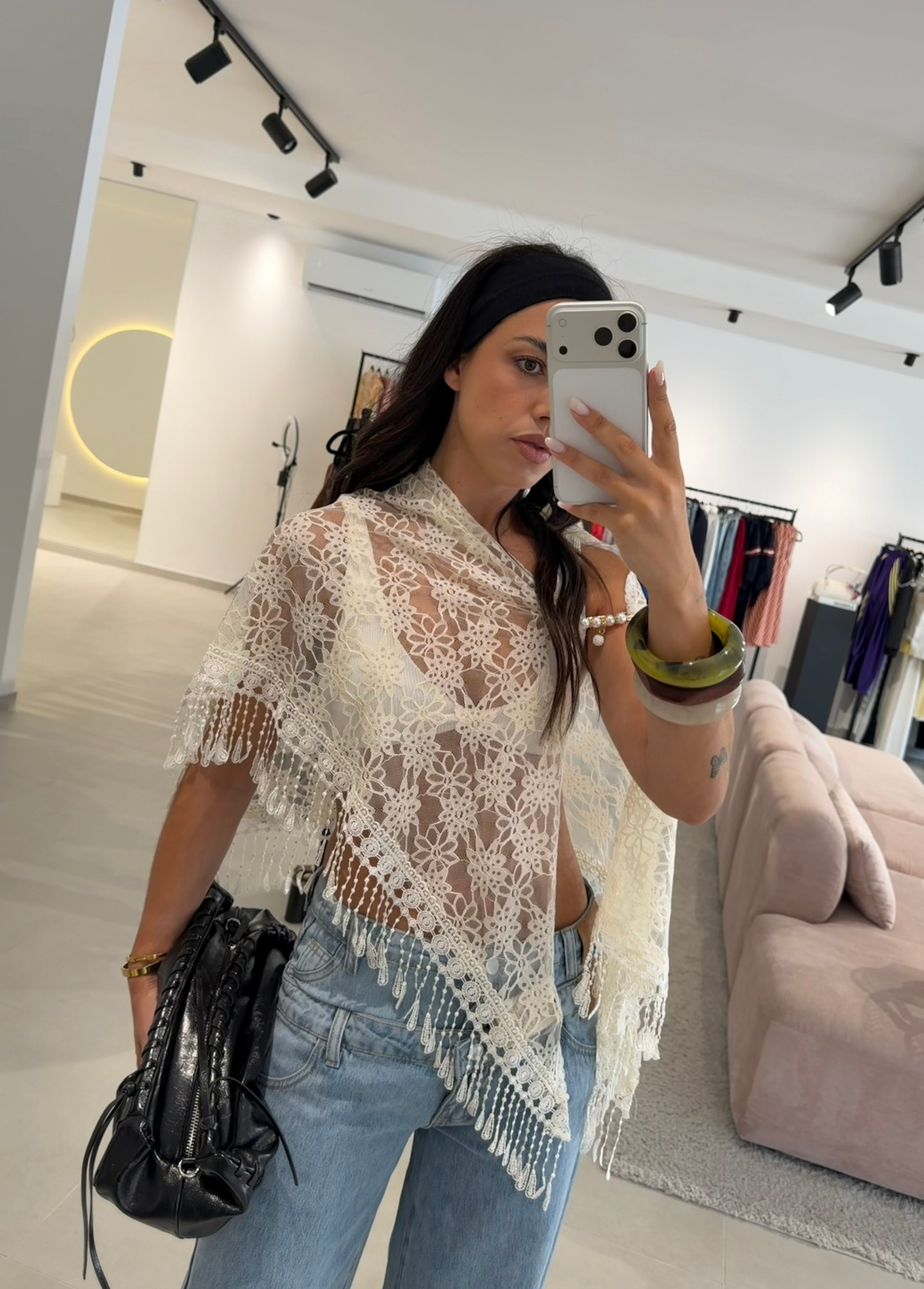 Lace Poncho
