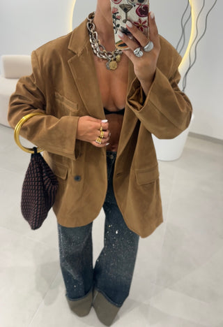 Blazer Oversize Camel Lumina