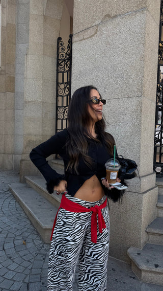 Black Feathers Cardigan