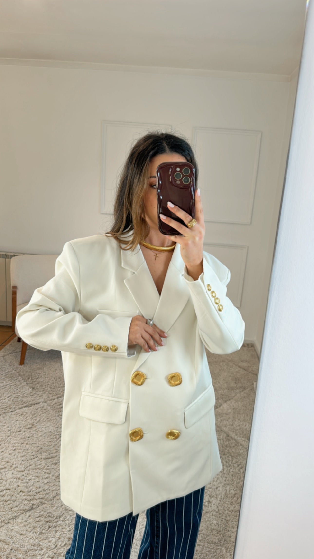 Blazer Fivelas Branco