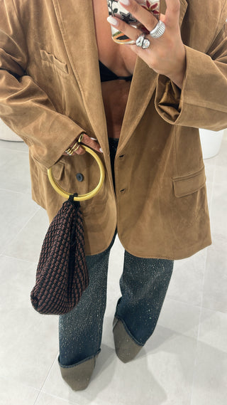 Blazer Oversize Camel Lumina