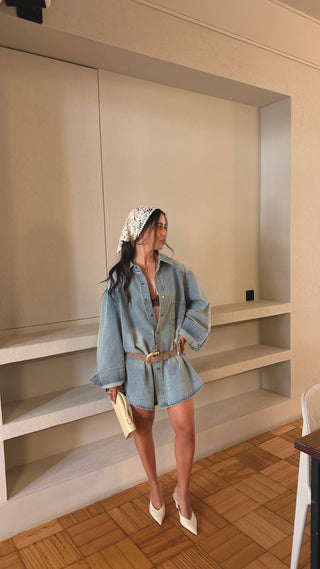 Denim Oversized Shirt