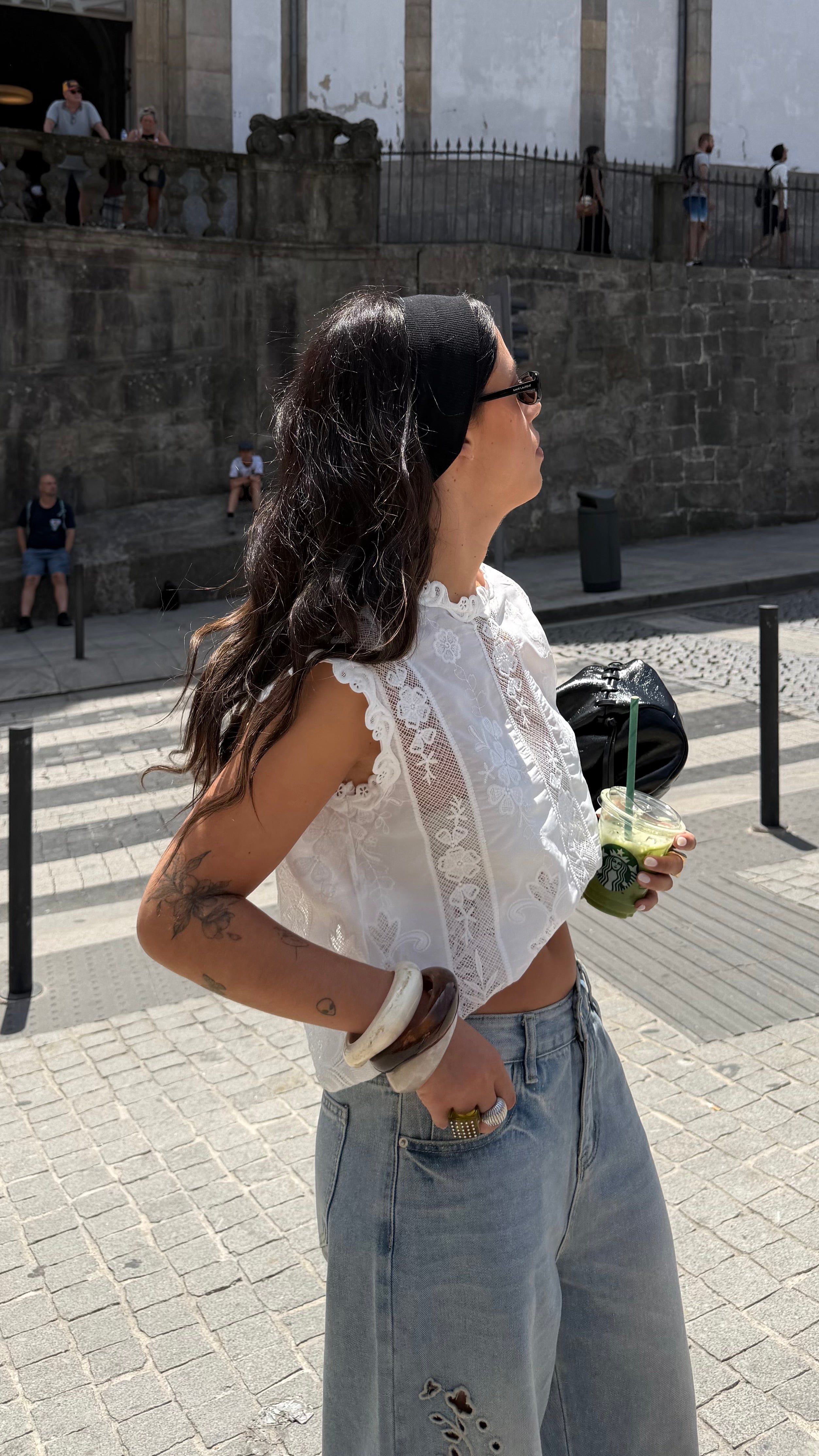 Lace White Blouse