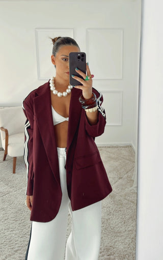 Blazer Oversize Bordeaux