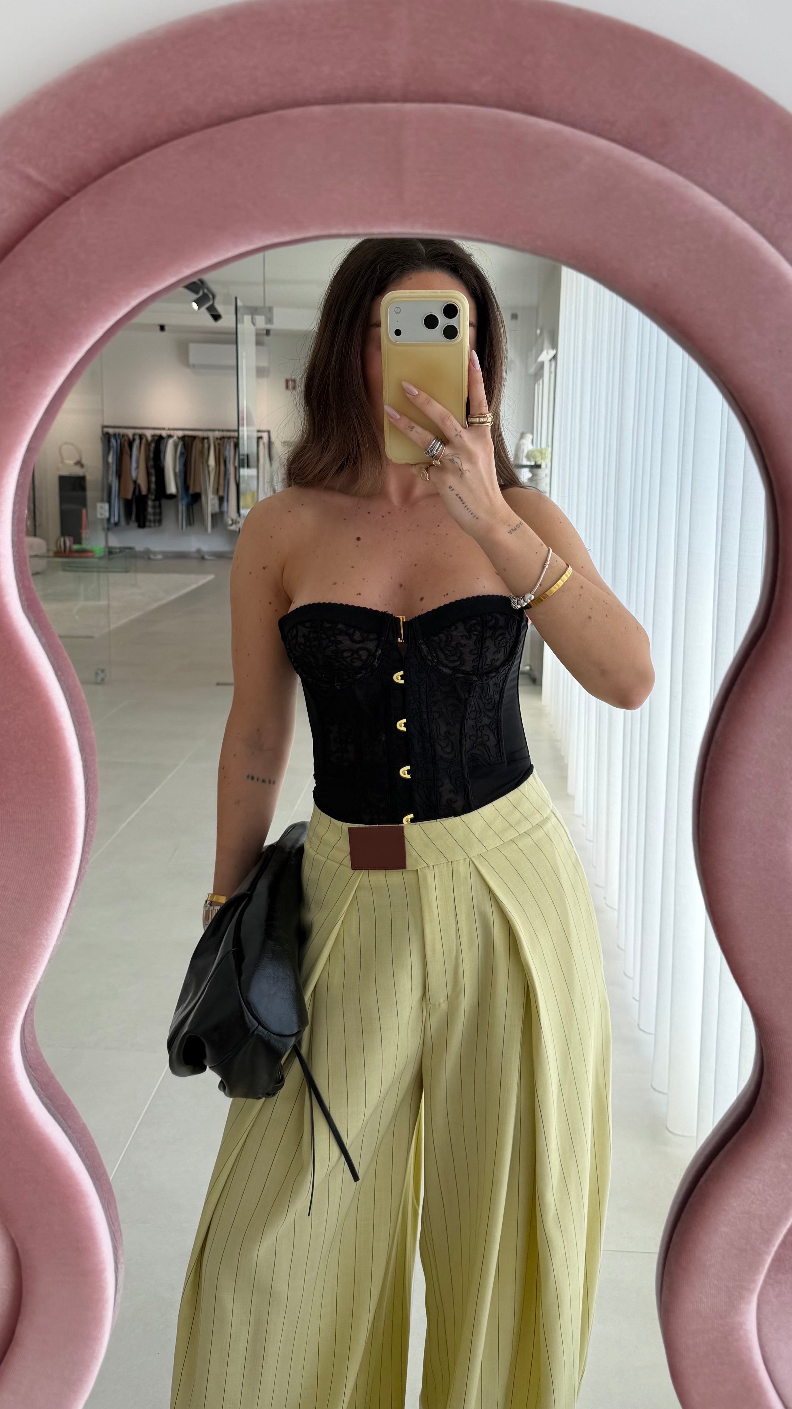 Black Lace Corset