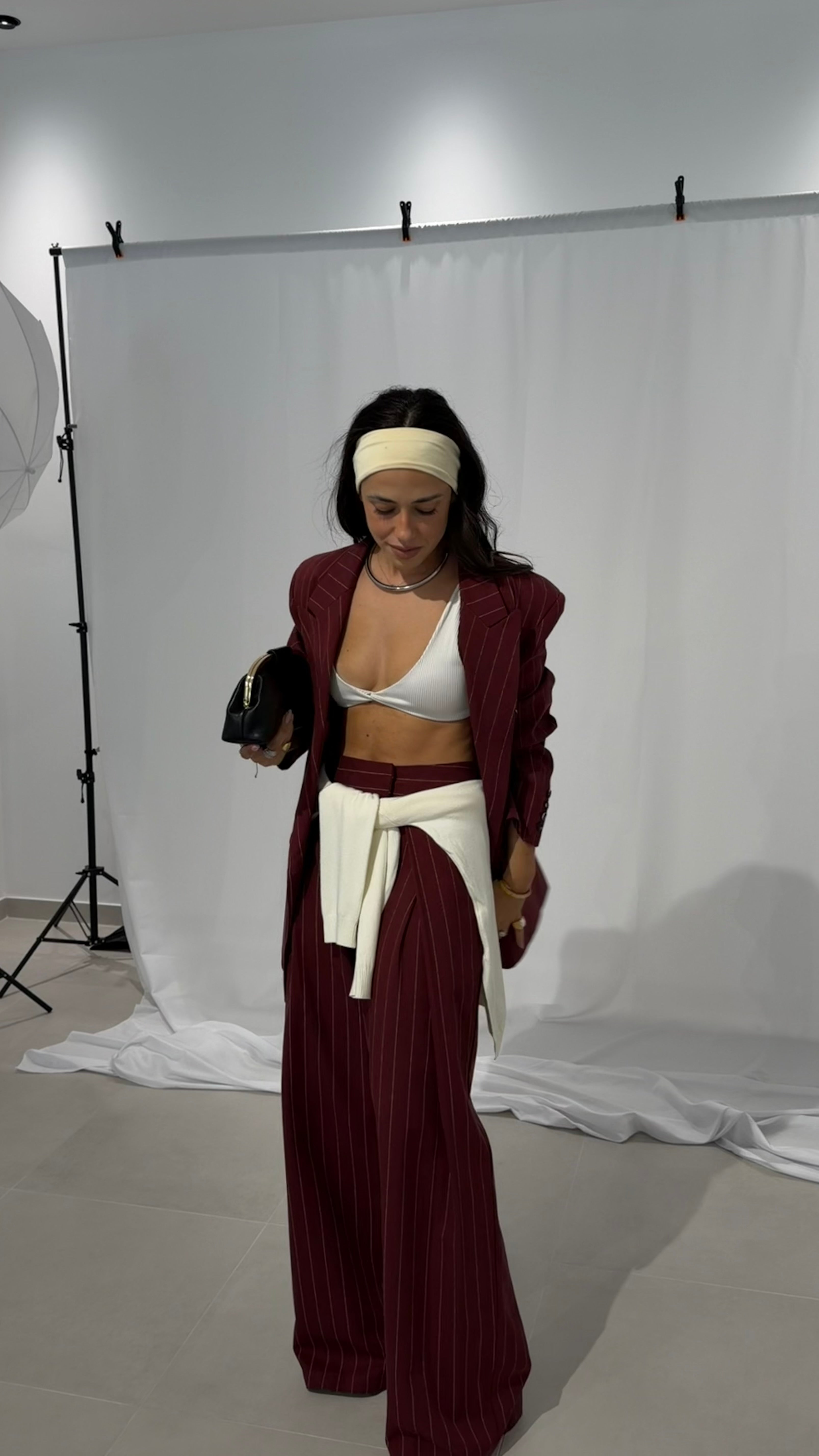 Burgundy Pants Lumina