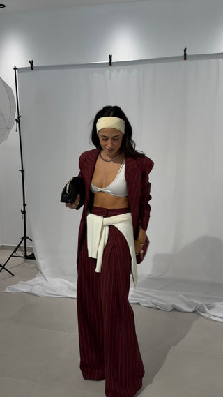 Burgundy Pants Lumina