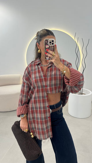 Oversized Plaid Shirt