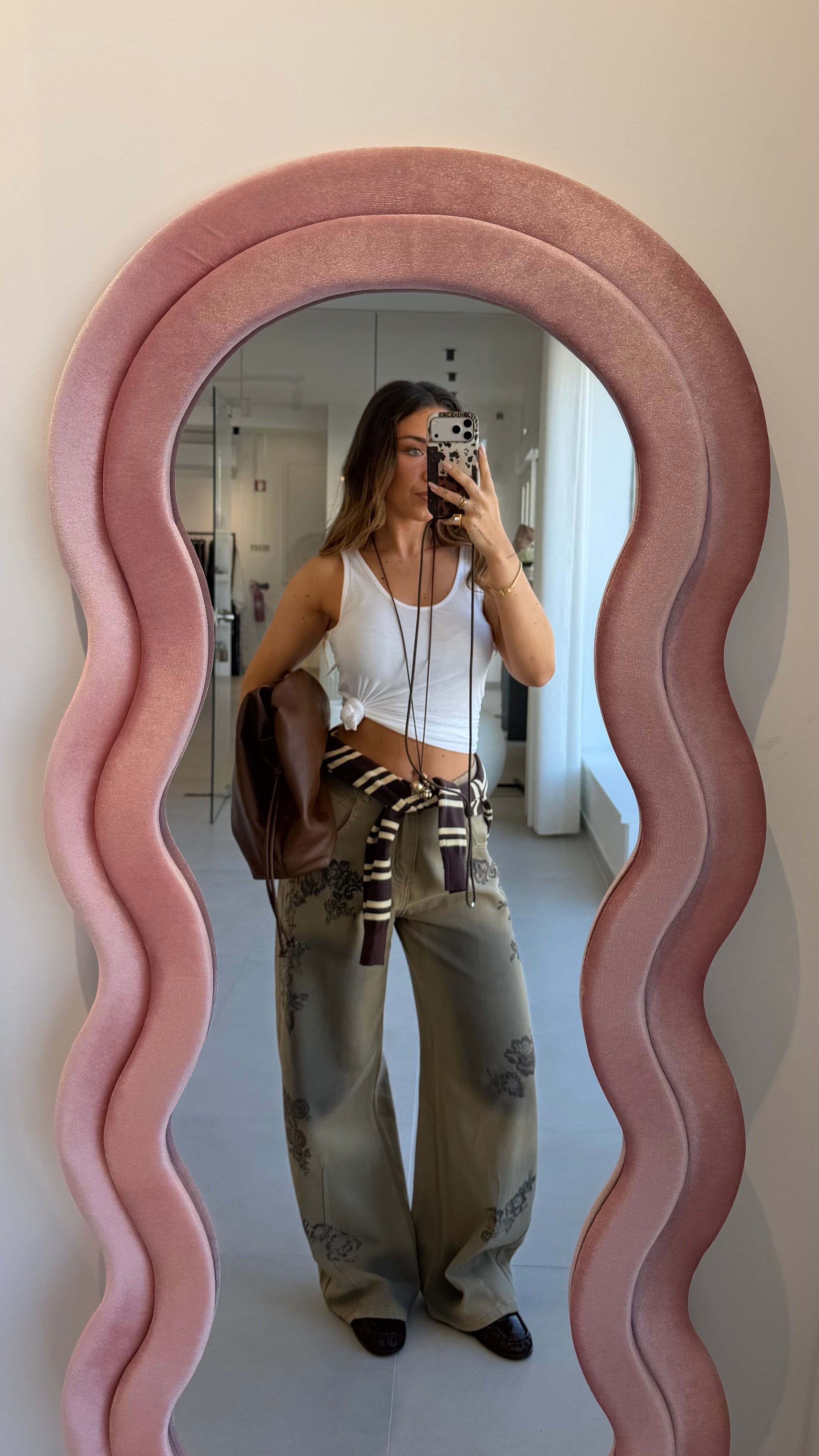 Olive Bloom Jeans