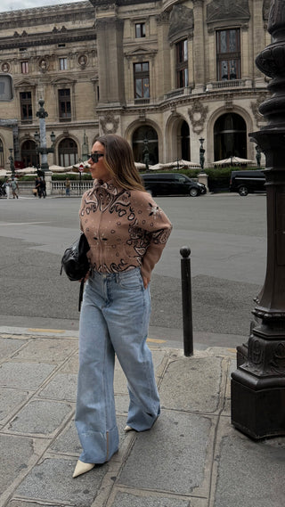 Light Wash Fold Up Jeans