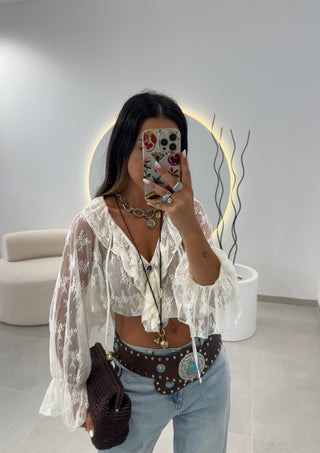 Lace Boho Blouse