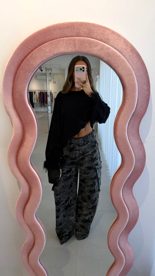 Black Feathers Sweatshirt