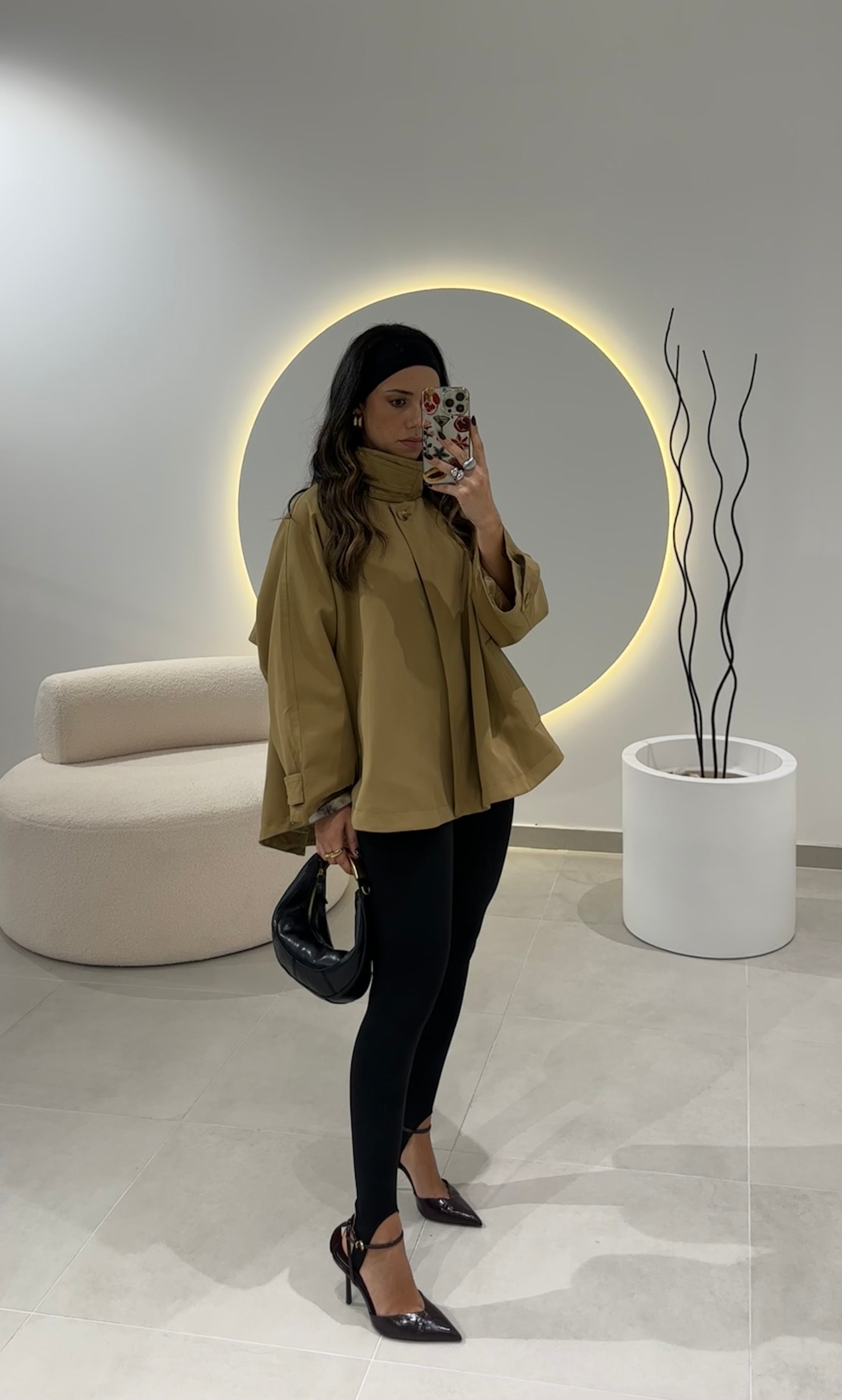 Oversize Camel Trench Coat