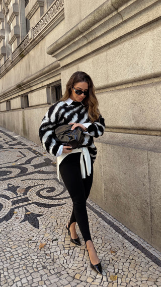 Zebra Oversized Knit