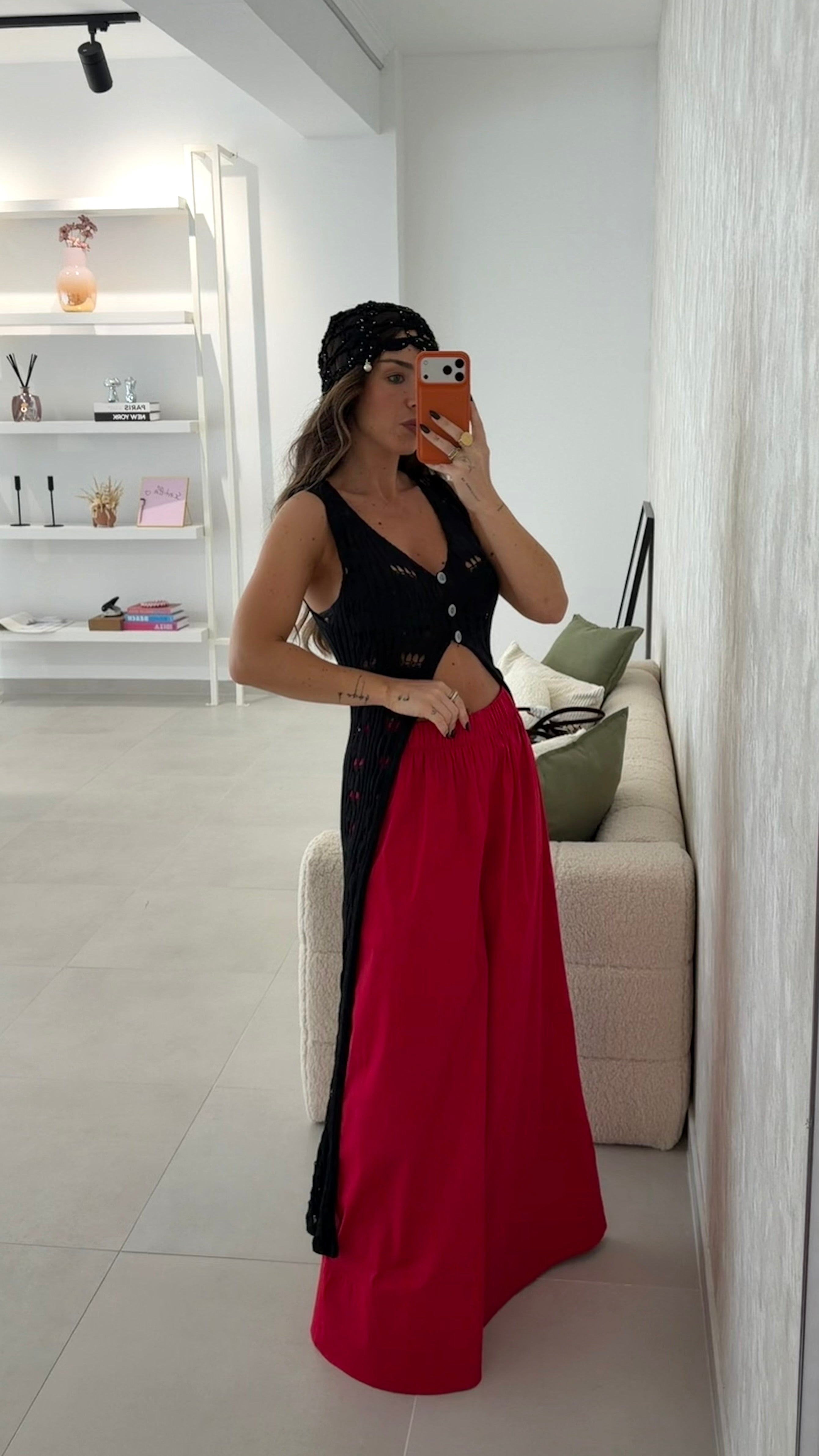 Crochet Top Black