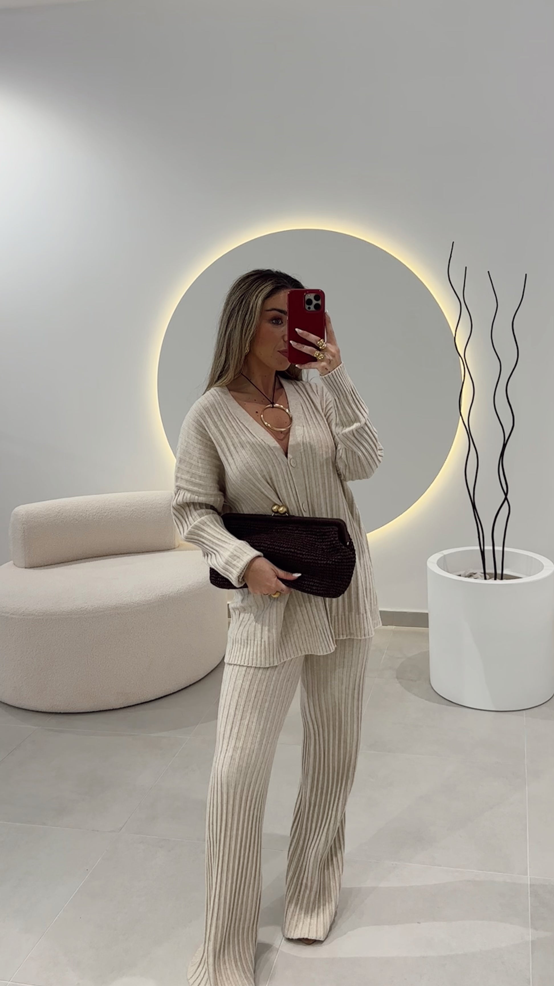Soft Knit Beige Set