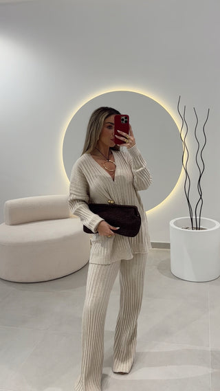 Soft Knit Beige Set