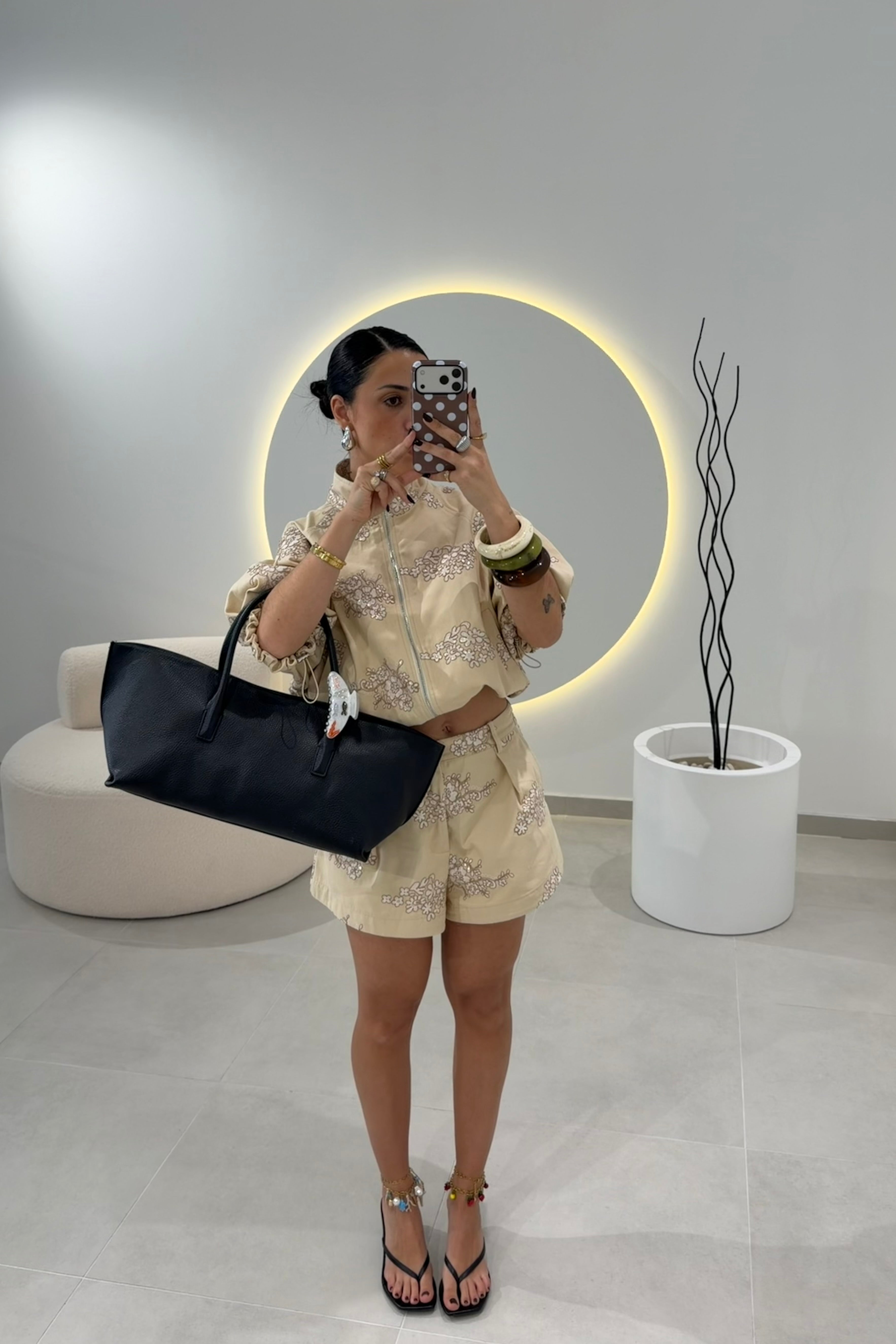 Embroidered Lumina Shorts