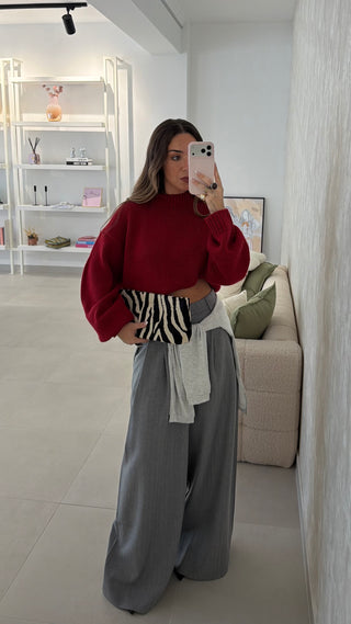 Grey Classic Pants