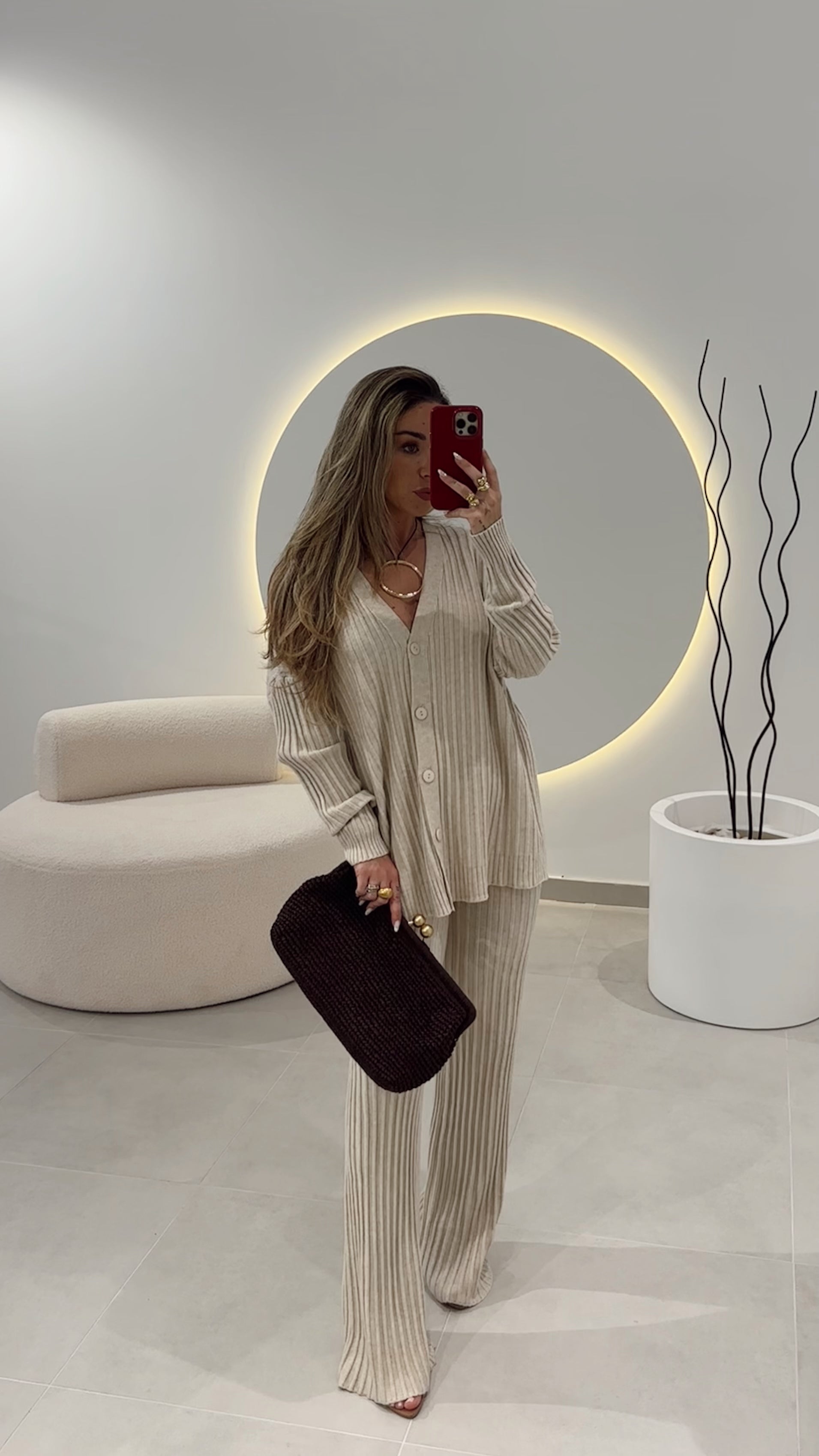 Soft Knit Beige Set