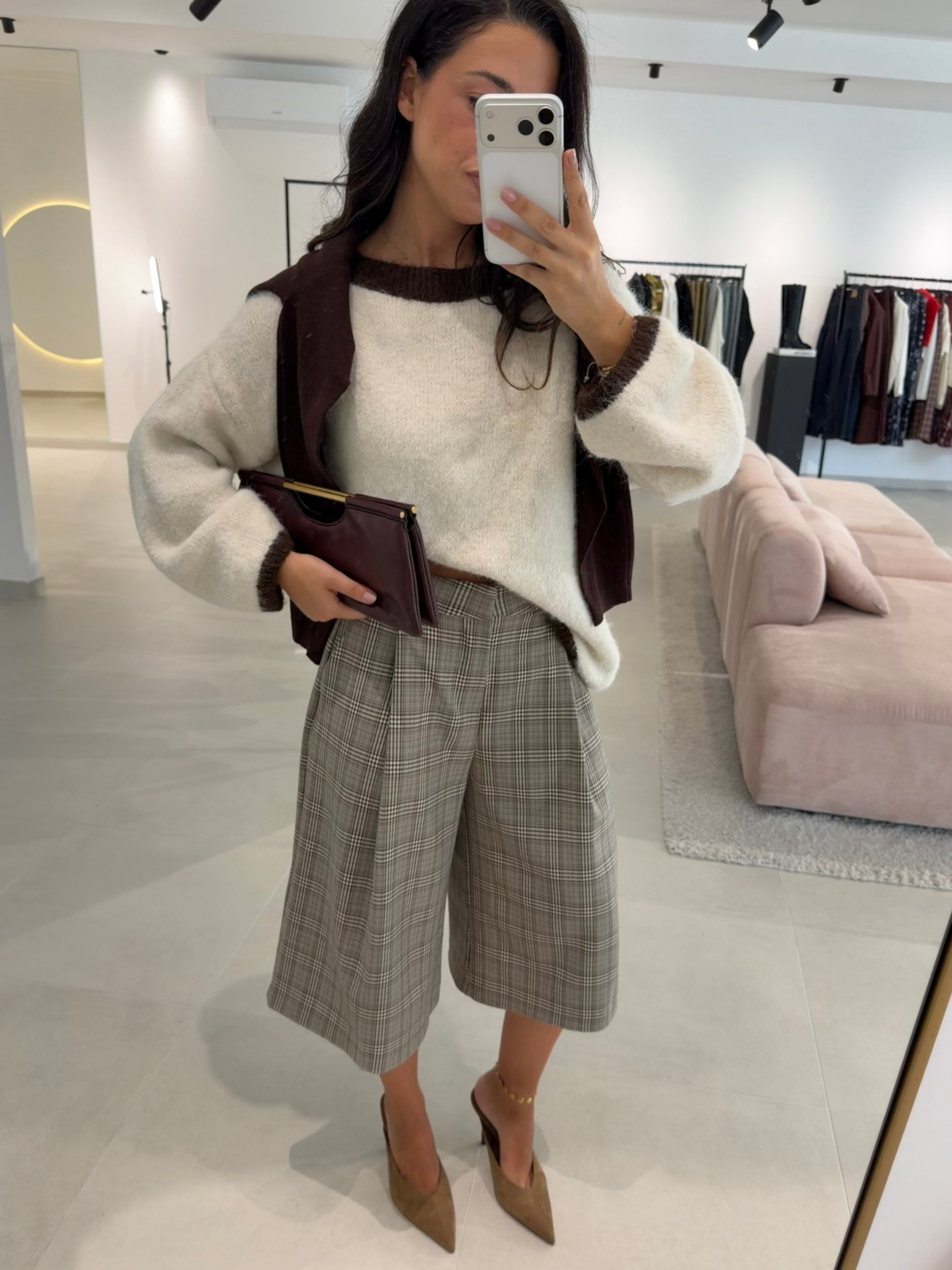 Beige Oversize Knit