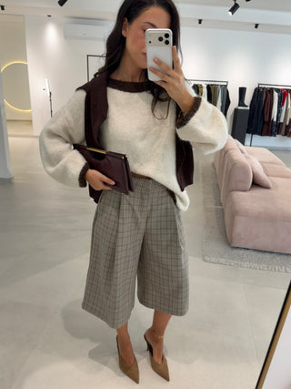 Beige Oversize Knit