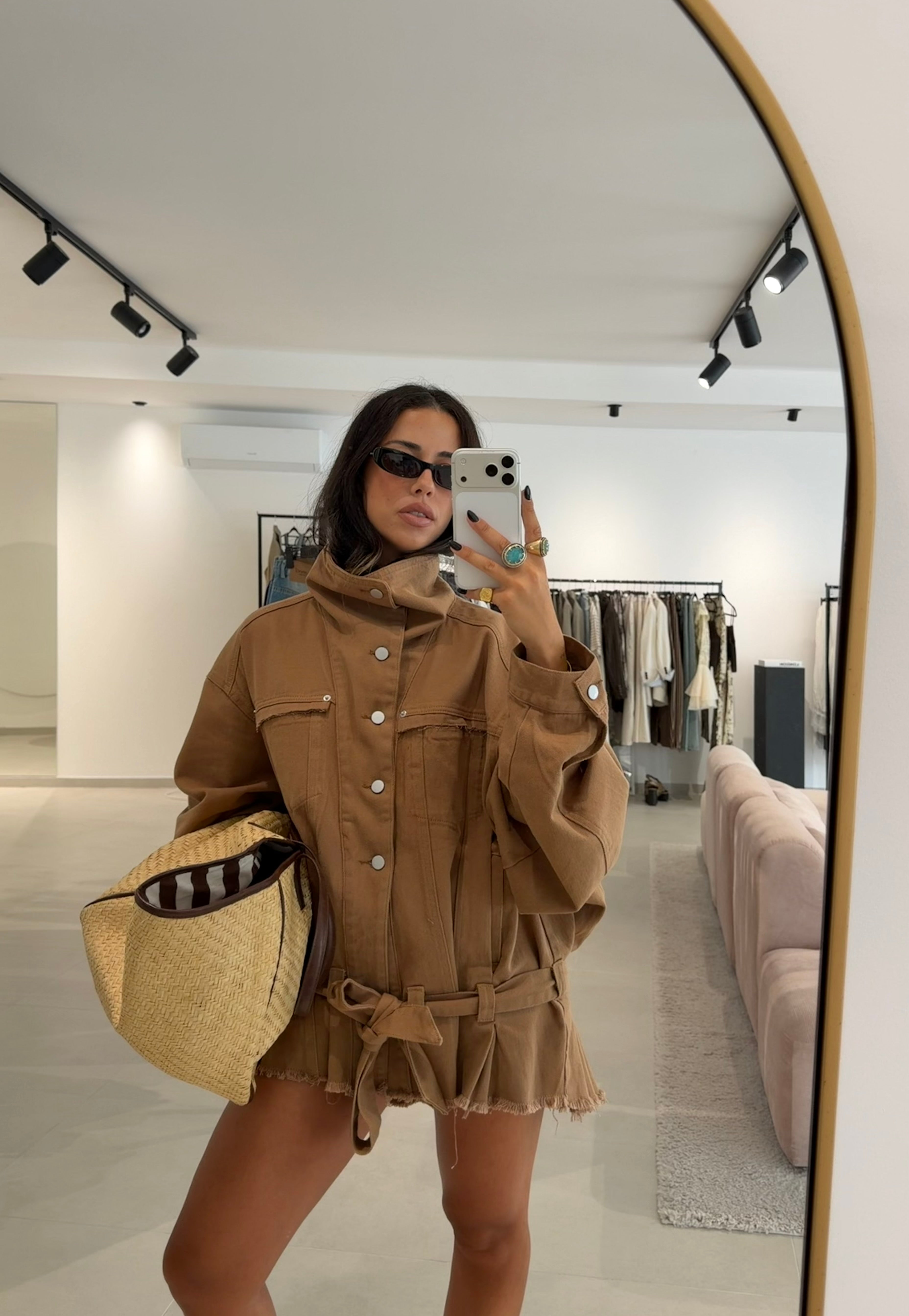 Camel Oversize Jacket