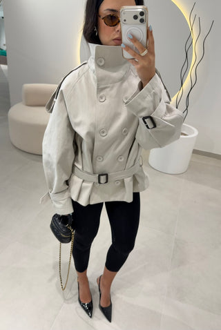 Stone Mid Lenght Trench