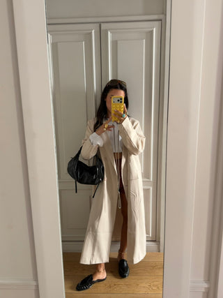 Beige Maxi Blazer