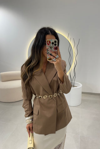 Blazer Toupe Lumina