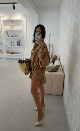 Camel Oversize Jacket