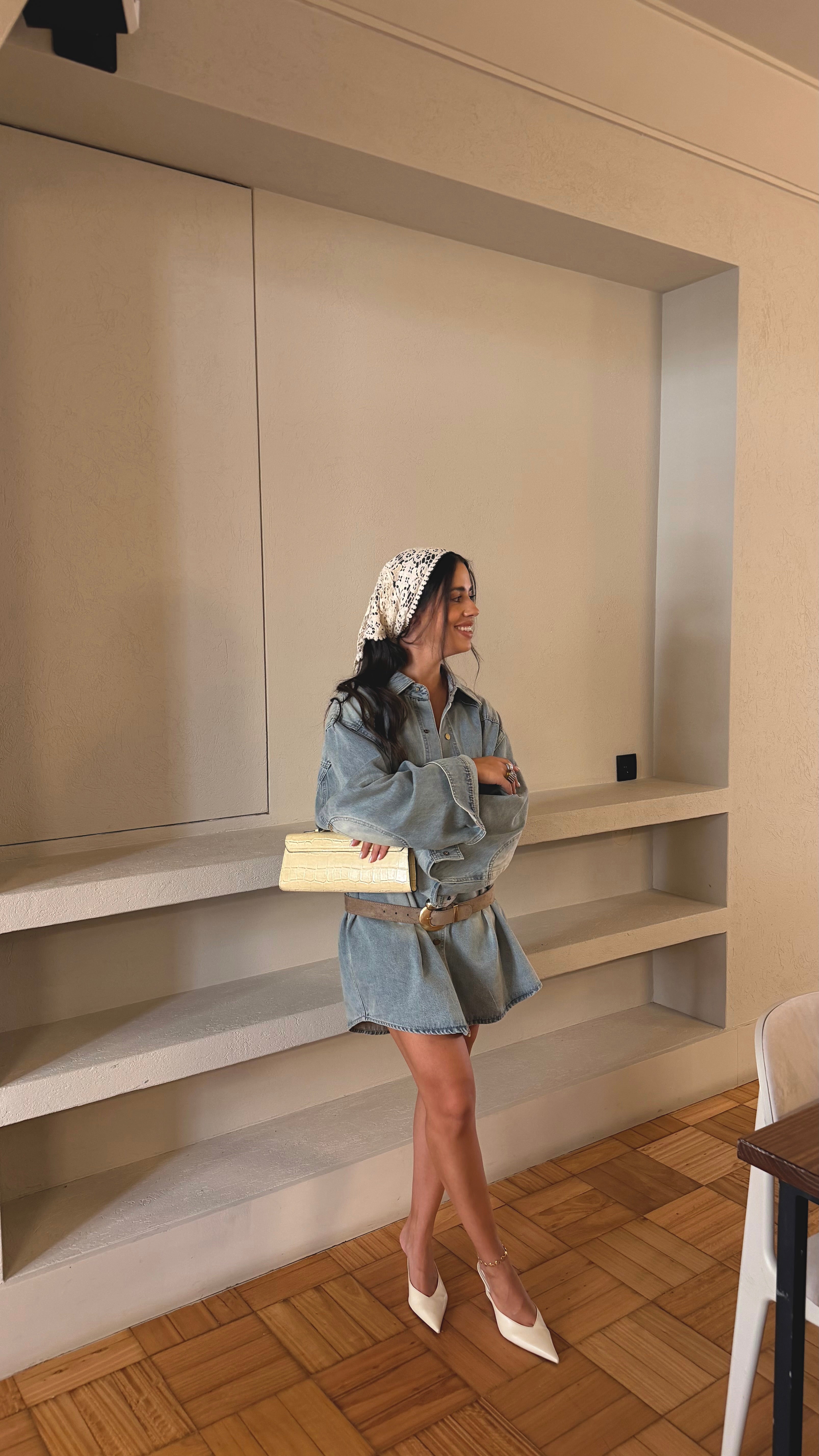 Denim Oversized Shirt