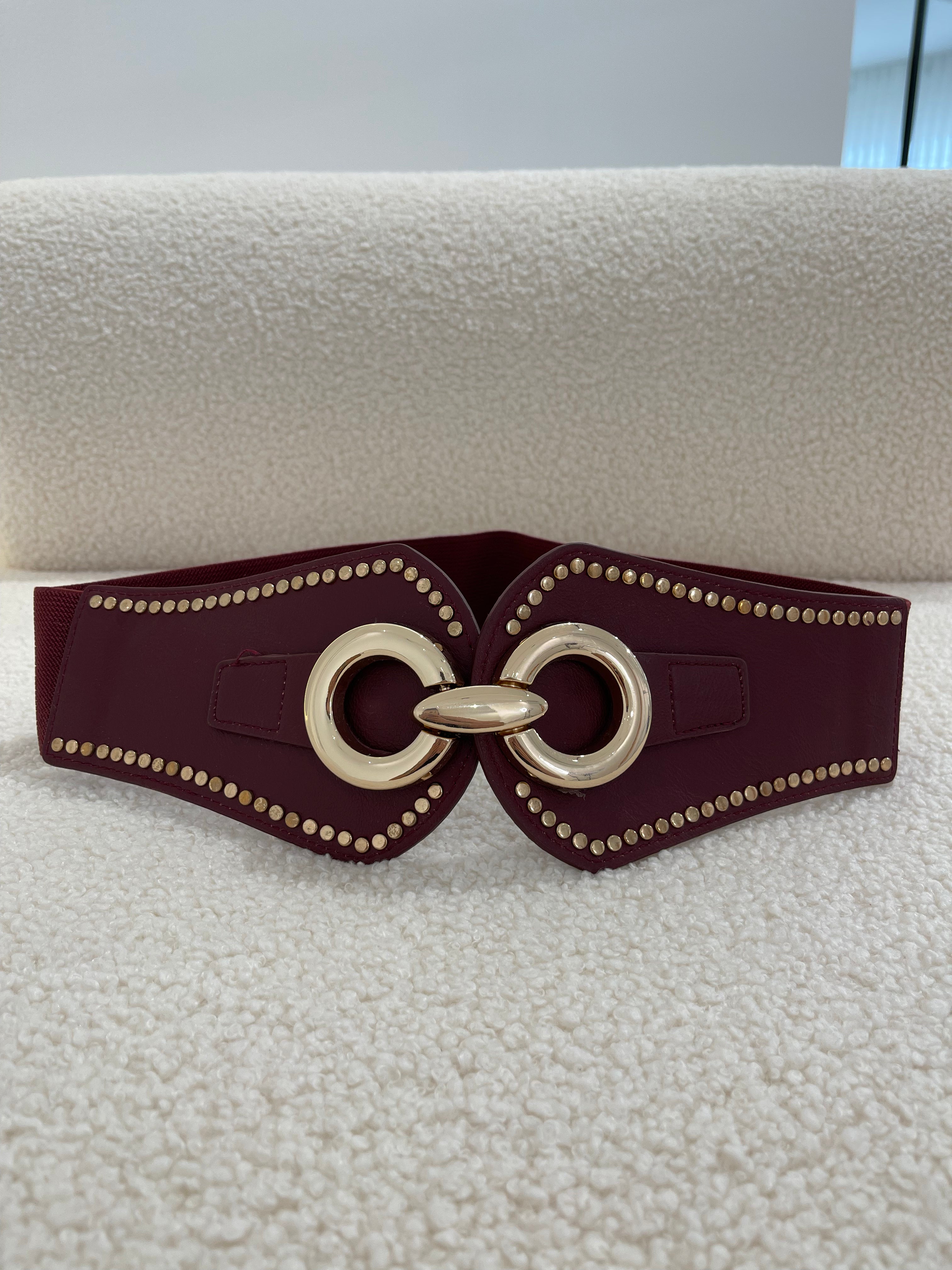 Cinto corset bordeaux