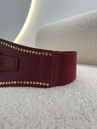 Cinto corset bordeaux