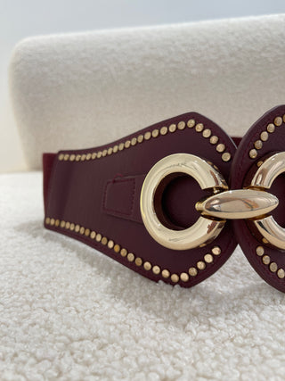 Cinto corset bordeaux