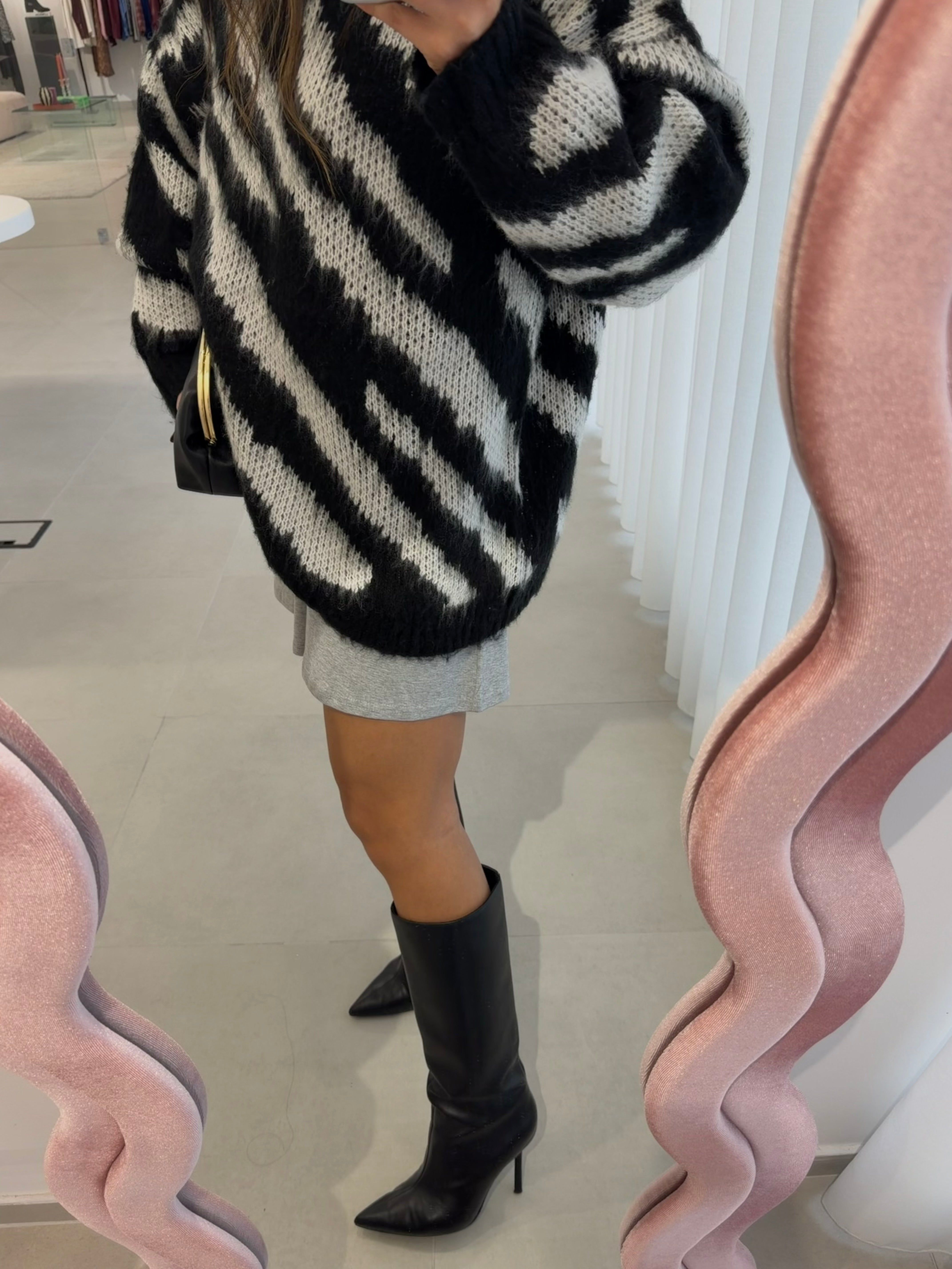 Zebra Oversized Knit