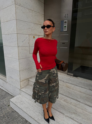 Camo Cargo Bermuda