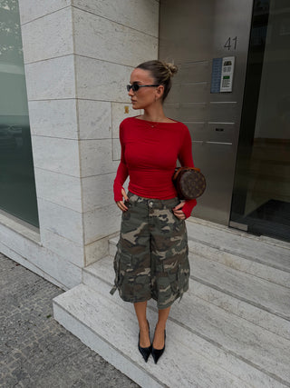 Camo Cargo Bermuda