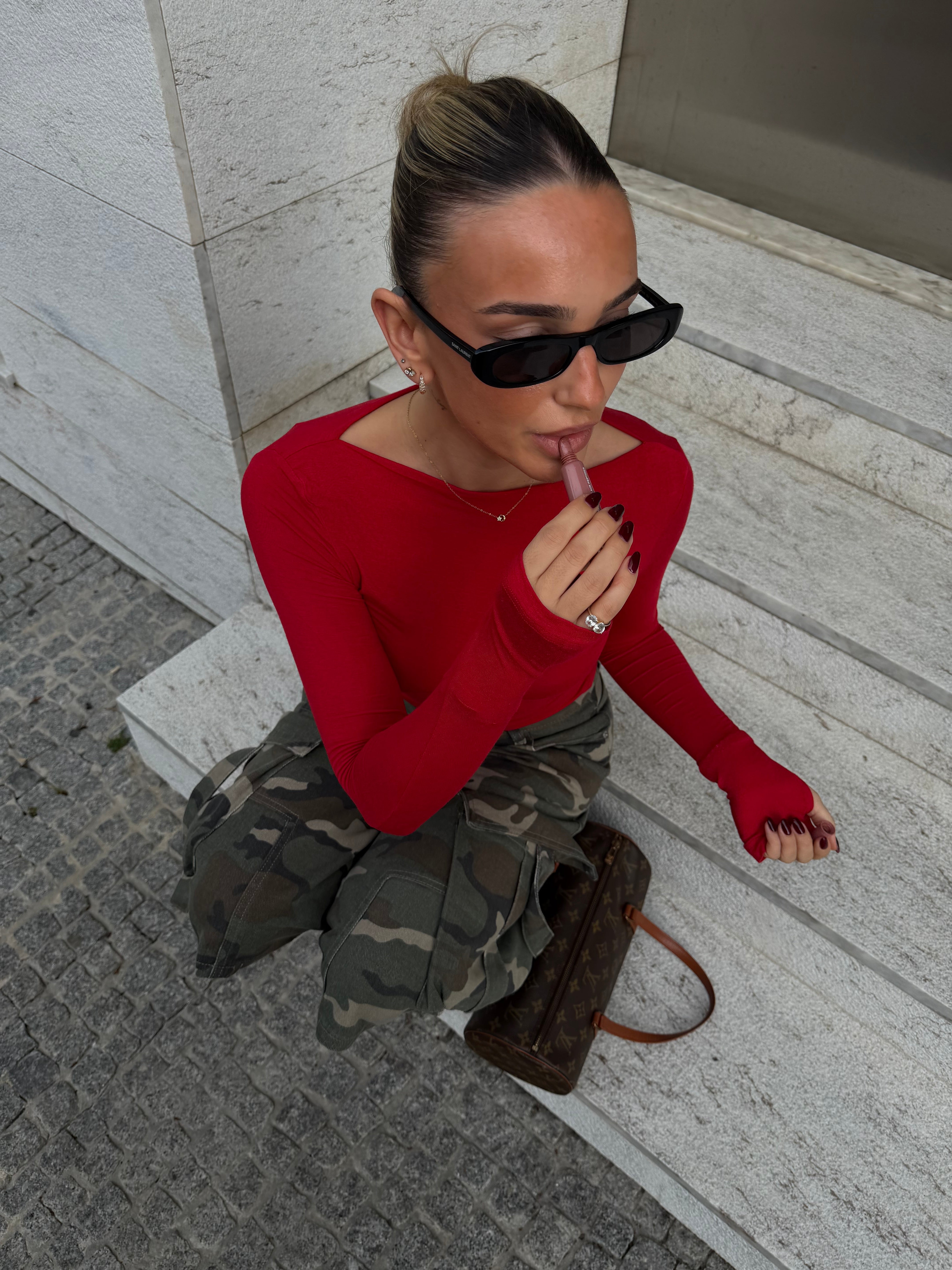 Red Cashmere Sweat