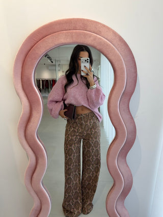 Oversize Pink Knit