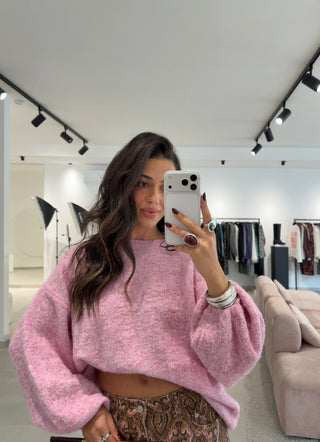 Oversize Pink Knit