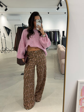 Oversize Pink Knit
