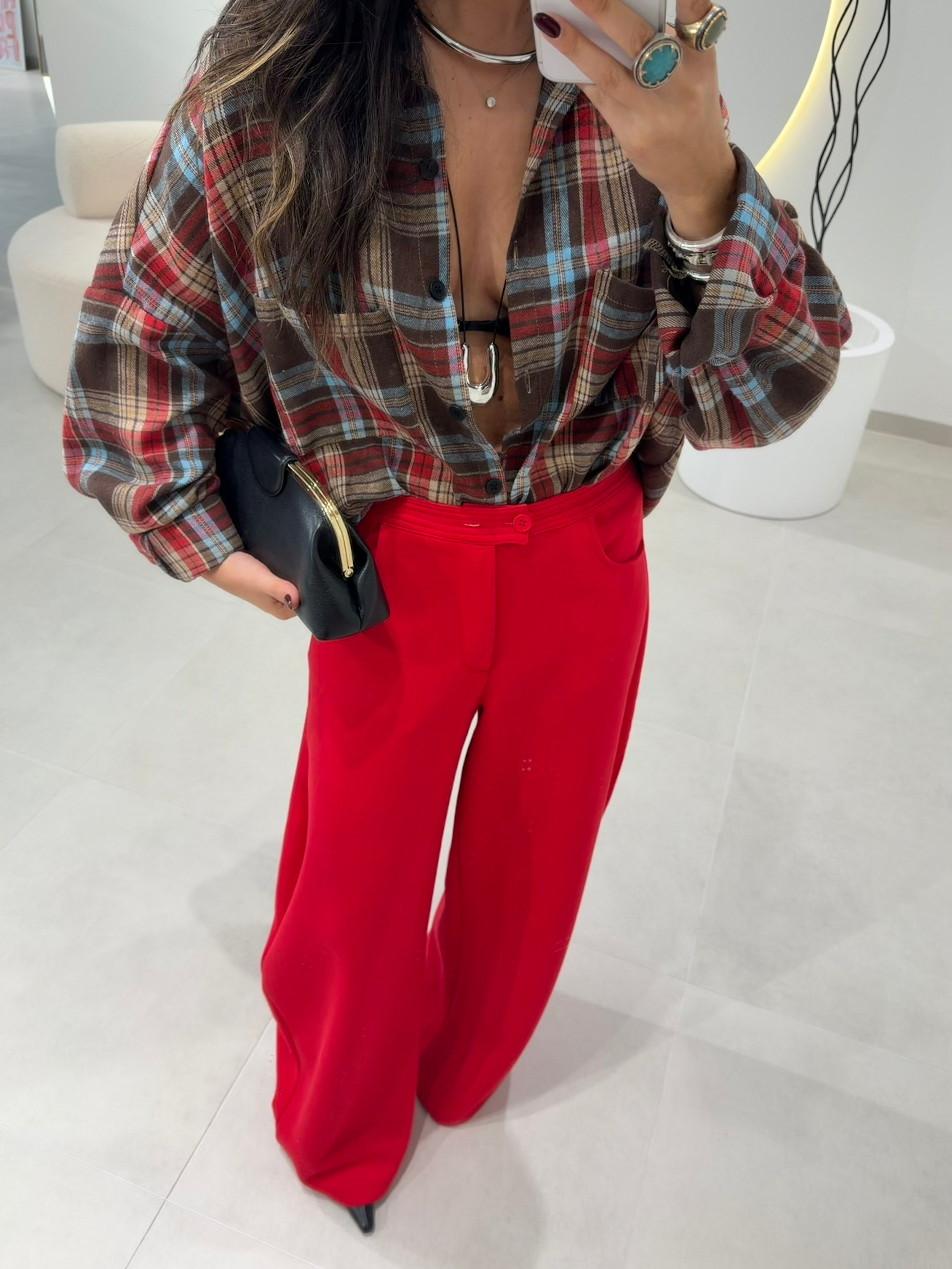 Oversize Plaid Shirt