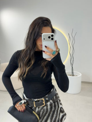 Black Cashmere Shirt