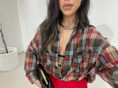 Oversize Plaid Shirt