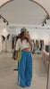 Blue Striped Pants