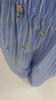 Blue Pants with Stripes and Sequin Details