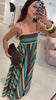 Colorful Stripe Maxi Dress