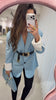 Blue Diplomatic Oversize Blazer