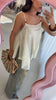 Cream Boho Top